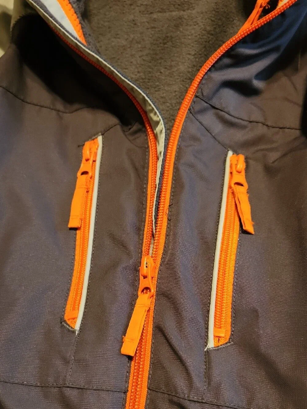 Childrens Place Insulated Hooded Snow/Ski Jacket, Kids Medium (7/8)